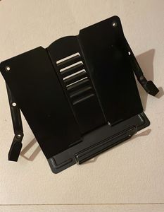 Adjustable Black Metal Book Stand