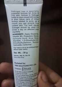 Sebogel Salicylic Acid &amp; Niacinamide Gel
