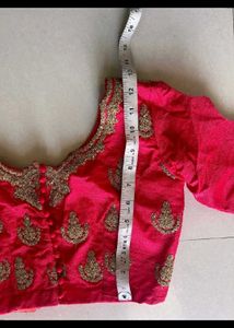 Stunning Pink Embroidered Lehenga Choli Set