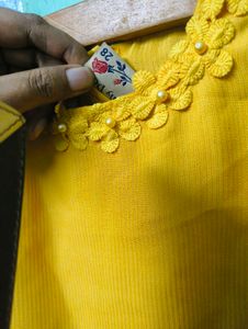 new yellow dress for eid