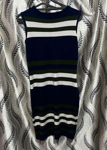 Striped Sleeveless Dress