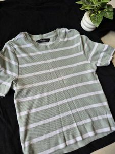 Striped Cropped T-Shirt