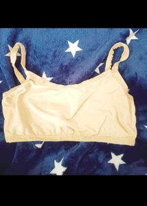 Stripped Bra With Removable Pad