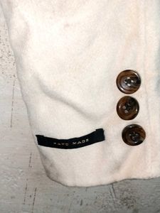 Classic Cream Winter Blazer Jacket