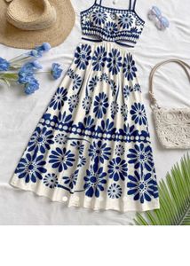 Boho Floral Print Summer Dress