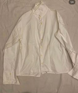 Men's Classic White Button-Down Shirt