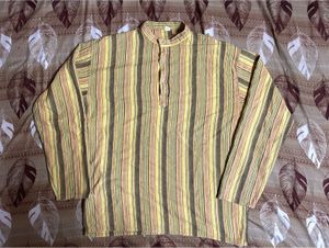 Men's Striped Kurta