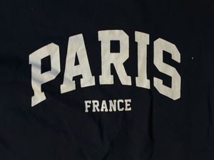 Cropped navy Blue tshirt