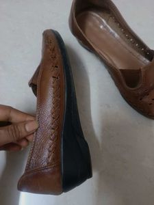 brown leather