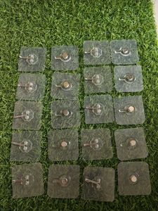 Adhesive Hooks Set 10 pcs with box