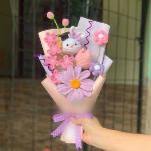 Handmade Crochet Flower Bouquet
