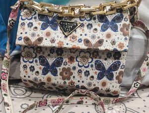 Butterfly Print Sling Bag