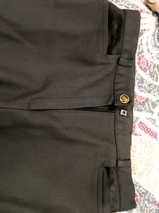 Classic Black Wide-Leg Pants