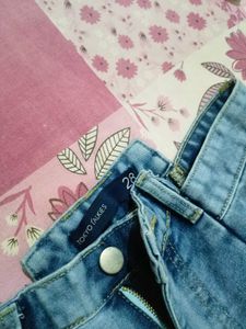 denim Wide Leg Jeans