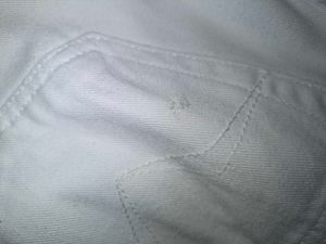 Versace white denim