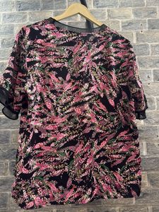 Chic Floral Print Top