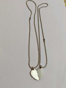 Broken Heart Pendant Necklaces Set