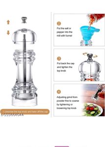 Glass Salt Pepper Grinder