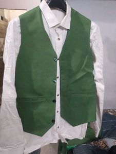 Classic Olive Green three piece suit