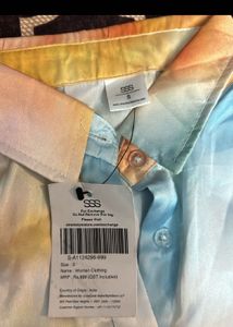 Tie Dye Satin Shirt