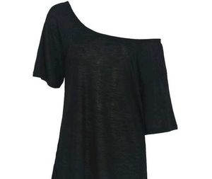 Off-Shoulder Black Top