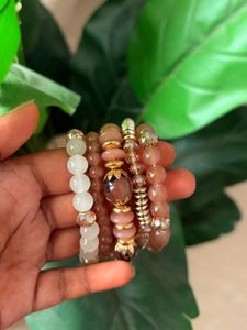 Set of 5 Beaded Bracelets