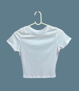 Classic White Cropped T-Shirt