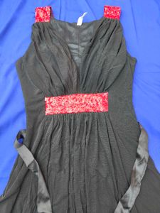 Elegant Black &amp; Red Dress