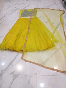 Stunning Yellow Lehenga Choli