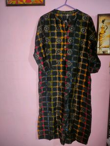Black Printed Kurti