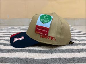 Ferrari Premium Unisex Beige Cap