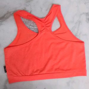 Bright Coral Sports Bra
