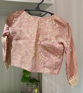 Embellished Brocade Blouse and skirt