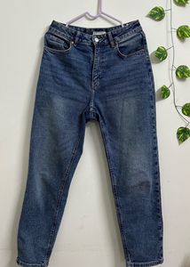 Blue Mom Fit Jeans