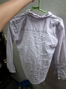 Striped Button-Up Shirt