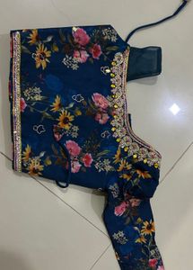 Floral Print Designer lehenga and blouse