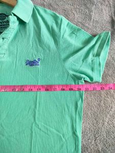 Superdry Men's Green Polo T-Shirt