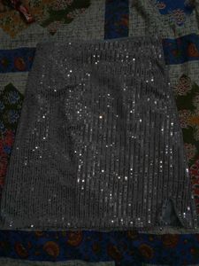 Sparkly Sequin Mini Skirt