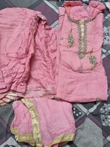 Elegant Pink Kurta Set with Dupatta
