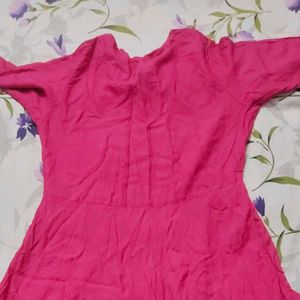 Vibrant Pink Anarkali Kurta