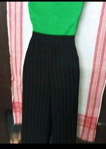 Green Top &amp; Striped Pants Set fixed price