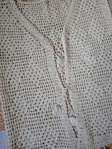 Crochet Knit Vest