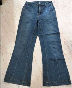 Stylish Blue Flare Jeans