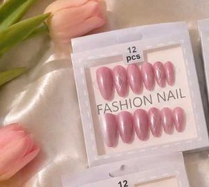 🌸 Glossy Pink Press-On Nails 💅🏻✨
