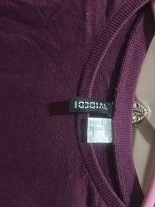 H&amp;M Purple Crop Top