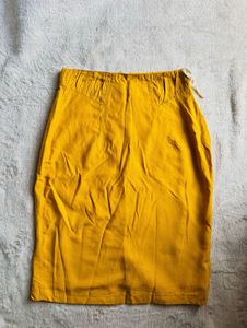 Mustard Yellow Skirt