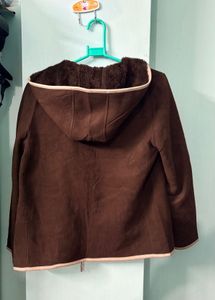 Brown Benetton Fleece Jacket