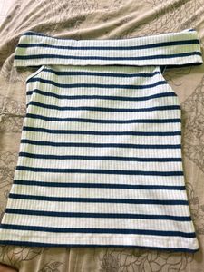 Striped Off-Shoulder Top