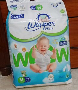 Wowper Fresh Pants Diapers M (72 pcs)