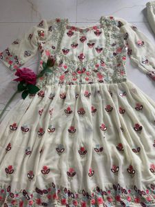 Embroidered Anarkali Suit